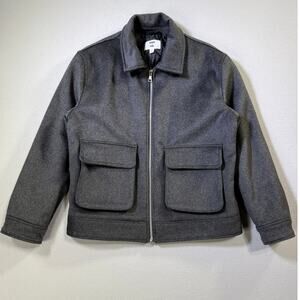 Mode of One Mens Utility Pocket Jacket Heather Onyx Medium  $159